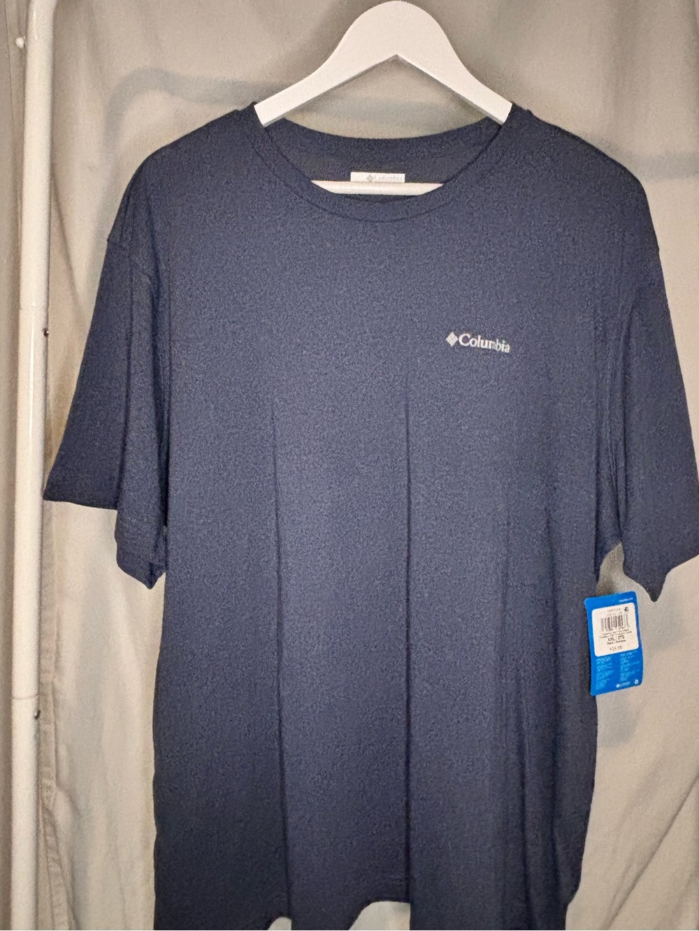 Columbia Men’s Dark Navy Short-Sleeve Logo Tee